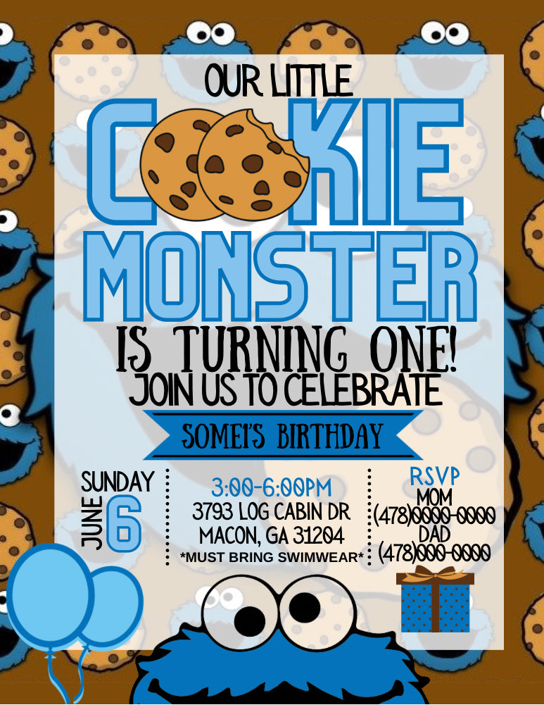 Cookie Monster Birthday