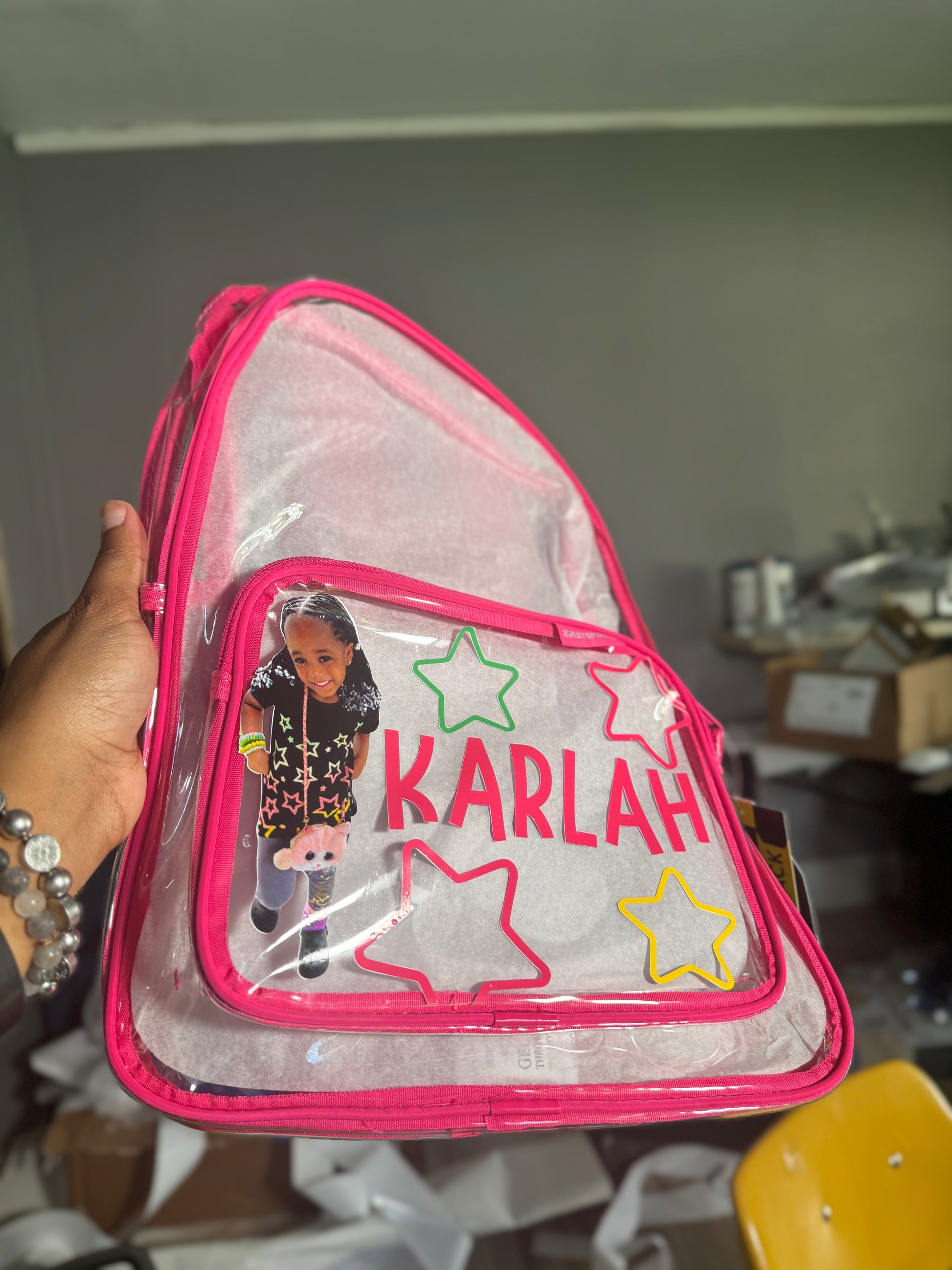 Custom Bookbag Decal