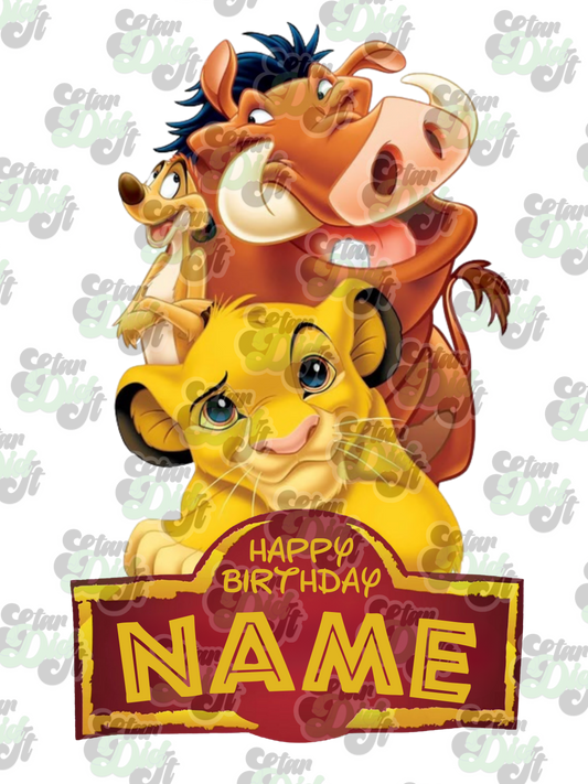 Editable Lion King PNG