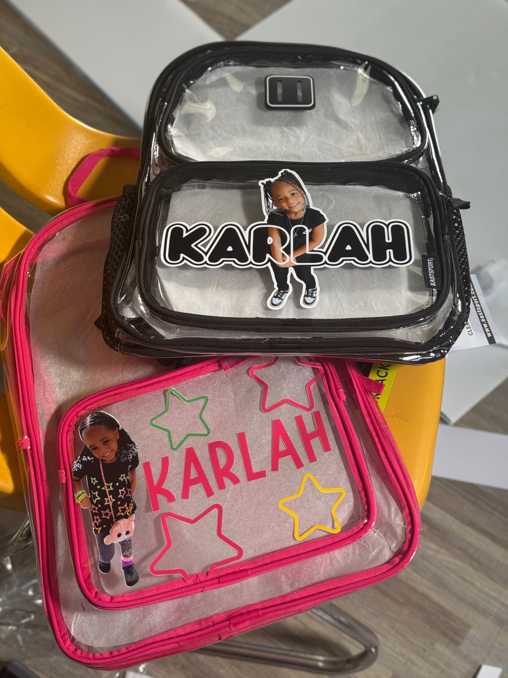 Custom Bookbag Decal