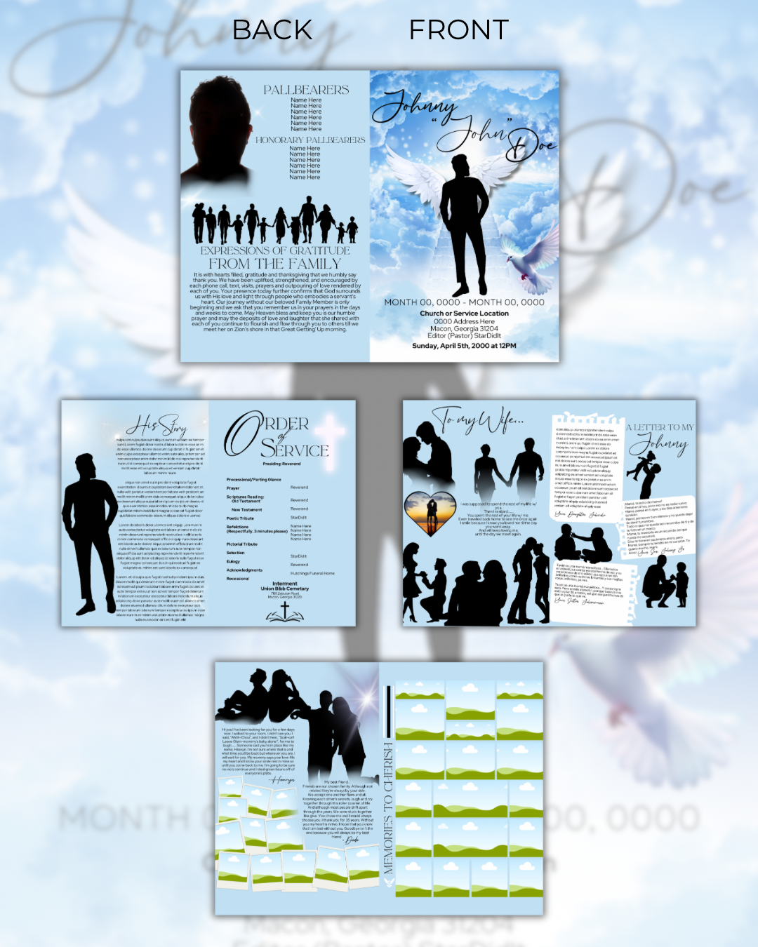 Obituary Design (DESIGN ONLY)